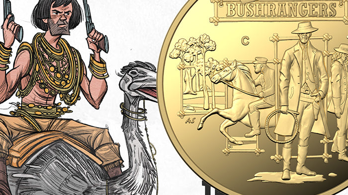 Australia's Wild Colonial Bushrangers - $10 Au Proof ‘C’