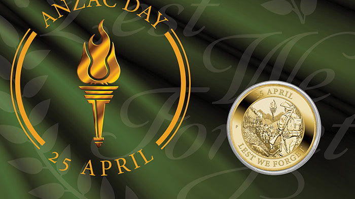 2022 $1 Coin in Card - Anzac Day