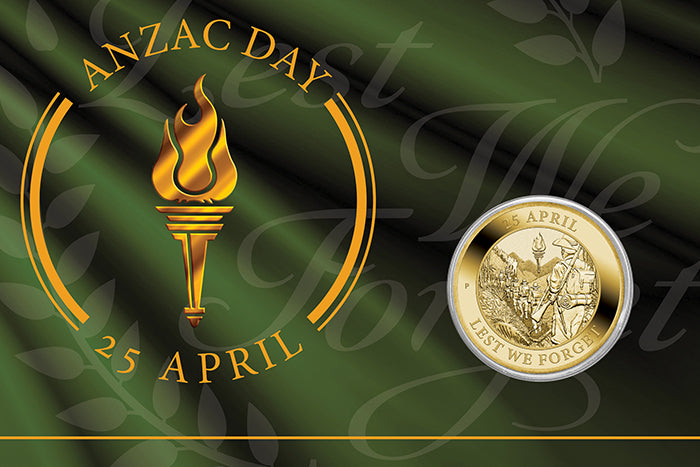 2022 $1 Coin in Card - Anzac Day