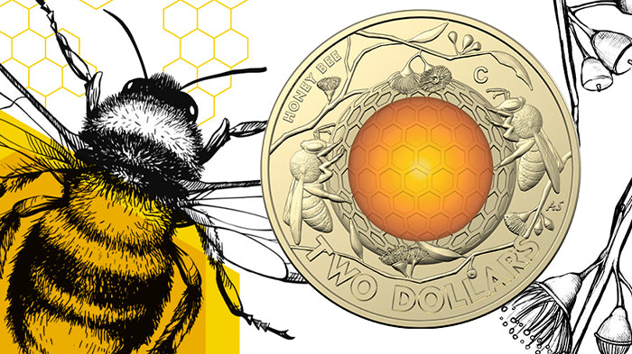 Australian Honey Bee $2 Coin