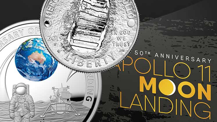 50th Anniversary of the Lunar - Two Coin Set