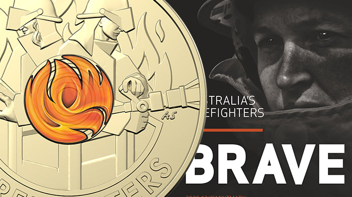 2020 $2 Colour 'C' Mintmark Uncirculated Coin-in-Card - Australia's Firefighters