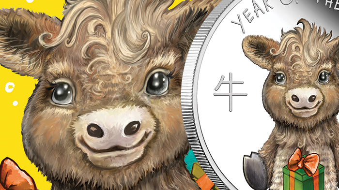 2021 1/2oz Silver Proof Coin - Baby Ox