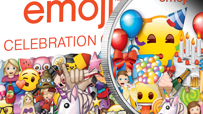 2020 1oz Silver Proof Coin - emoji™ Celebration