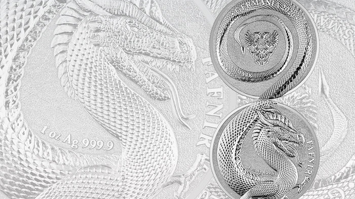 2020 Germania Beasts: Fafnir 1oz .999 Silver BU Coin