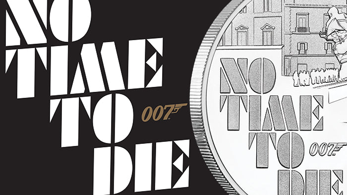2020 1oz Silver Proof Coin - James Bond No Time To Die