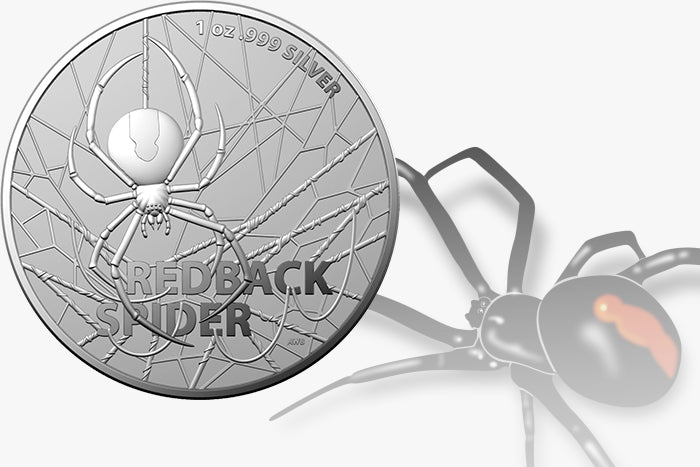 2020 1oz Silver Redback Spider Bullion Coin BU