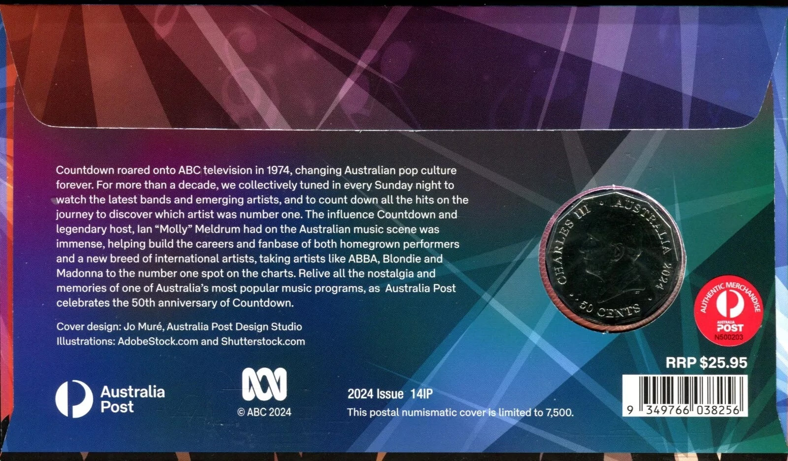Royal Australian Mint 50th Anniversary of Countdown PNC