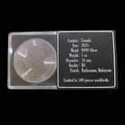2025 Canadian Maple Leaf Ruthenium Hologram 1 oz Coloured Silver Coin