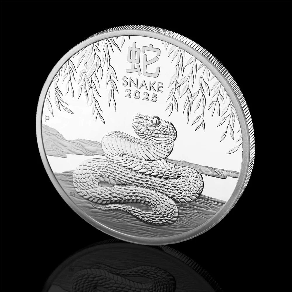 Perth Mint 2025 Lunar Series Year of the Snake 1 oz Silver Proof Coin