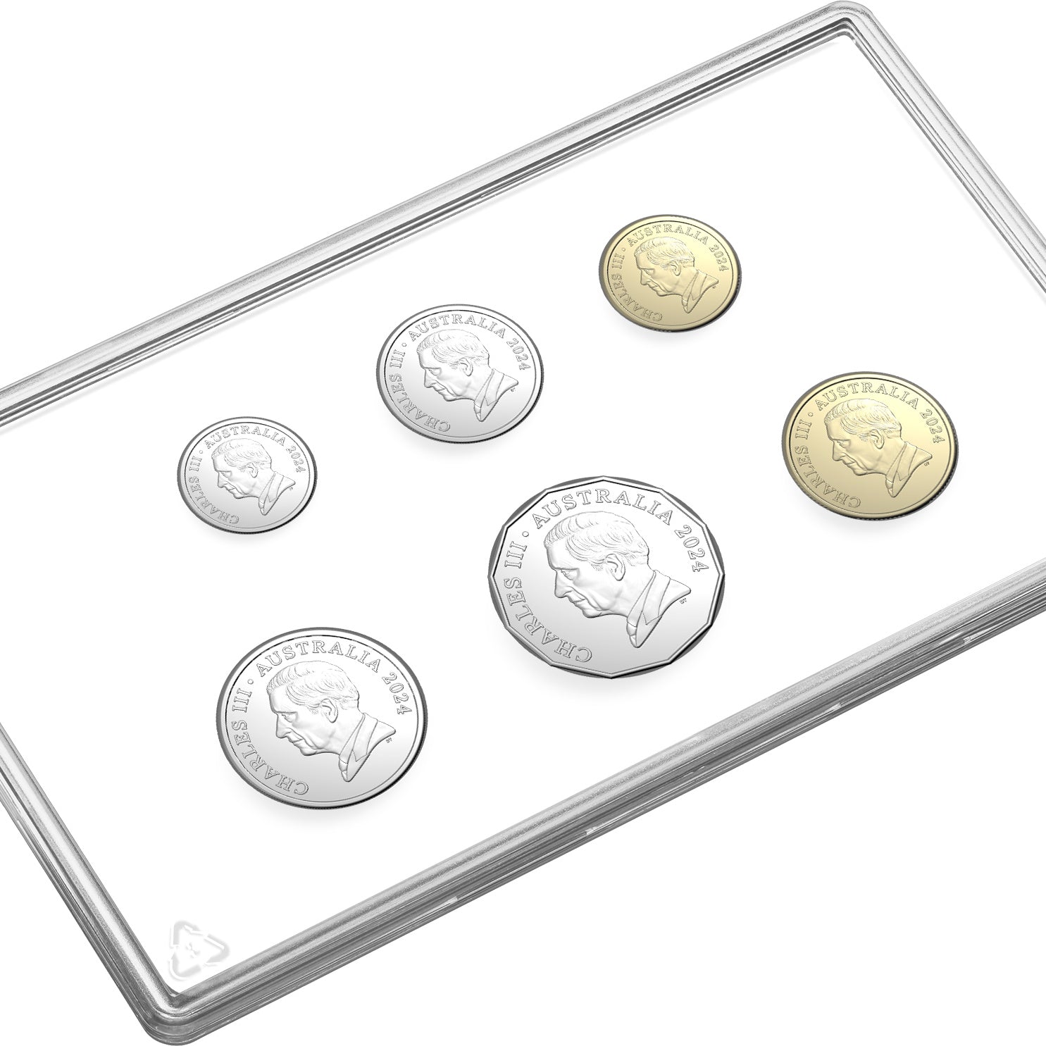 Royal Australian Mint 2024 6 Coin Uncirculated King Charles III Set