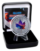 2023 $5 Maple Leaf 1 oz Antiqued Silver Universe Coin