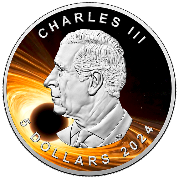 2024 Chromatics Celestial Series Maple Leaf Coloured 1 oz Silver Coin