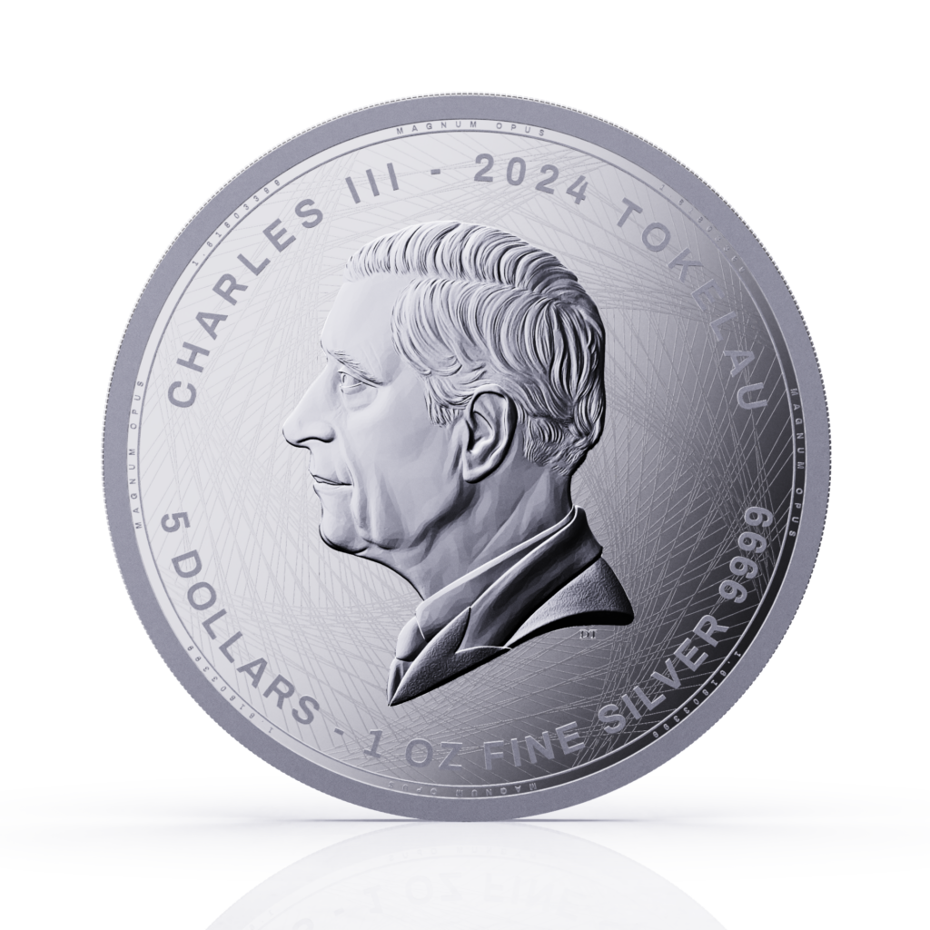 2024 Tokelau Magnum Opus 1oz .9999 Silver BU Coin