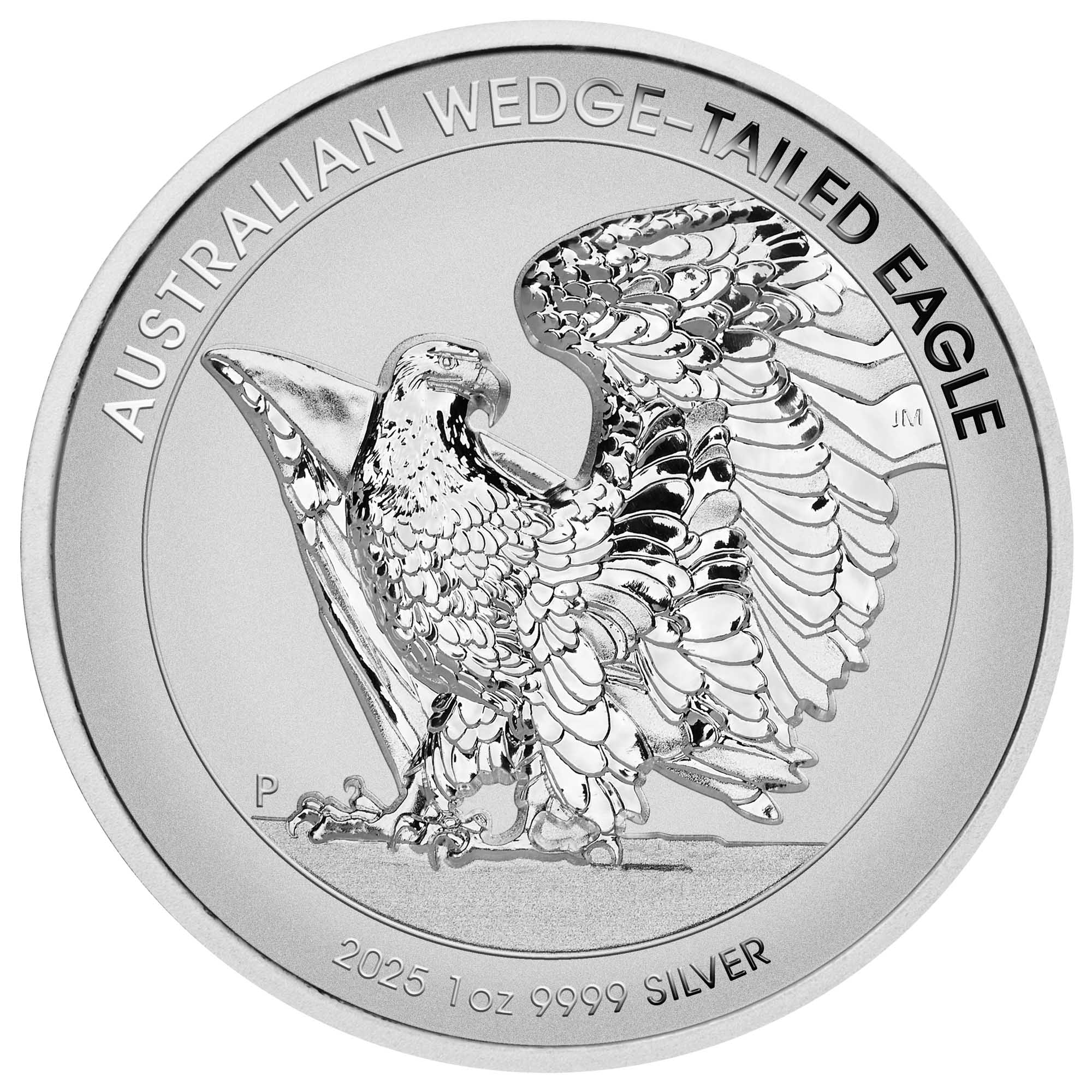 Perth Mint 2025 Wedge-tailed Eagle 1 oz 99.99% Enhanced Reverse Silver Proof Ultra High Relief Coin
