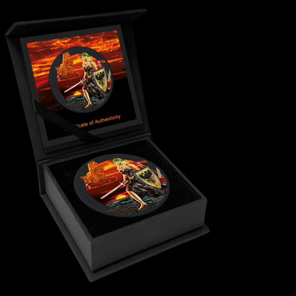 Germania Mint Sunset Black 2022 Silver 1 oz Platinum Coloured Coin