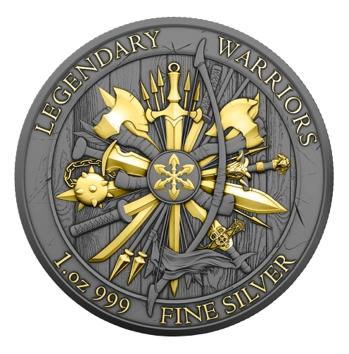 2023 Legendary Warriors Achilles Victorious Edition 1 oz .999 Silver Coin
