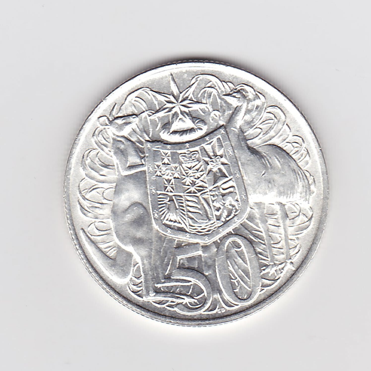 Royal Australian Mint 1966 Round 50c Coin GEM UNC 80% Silver