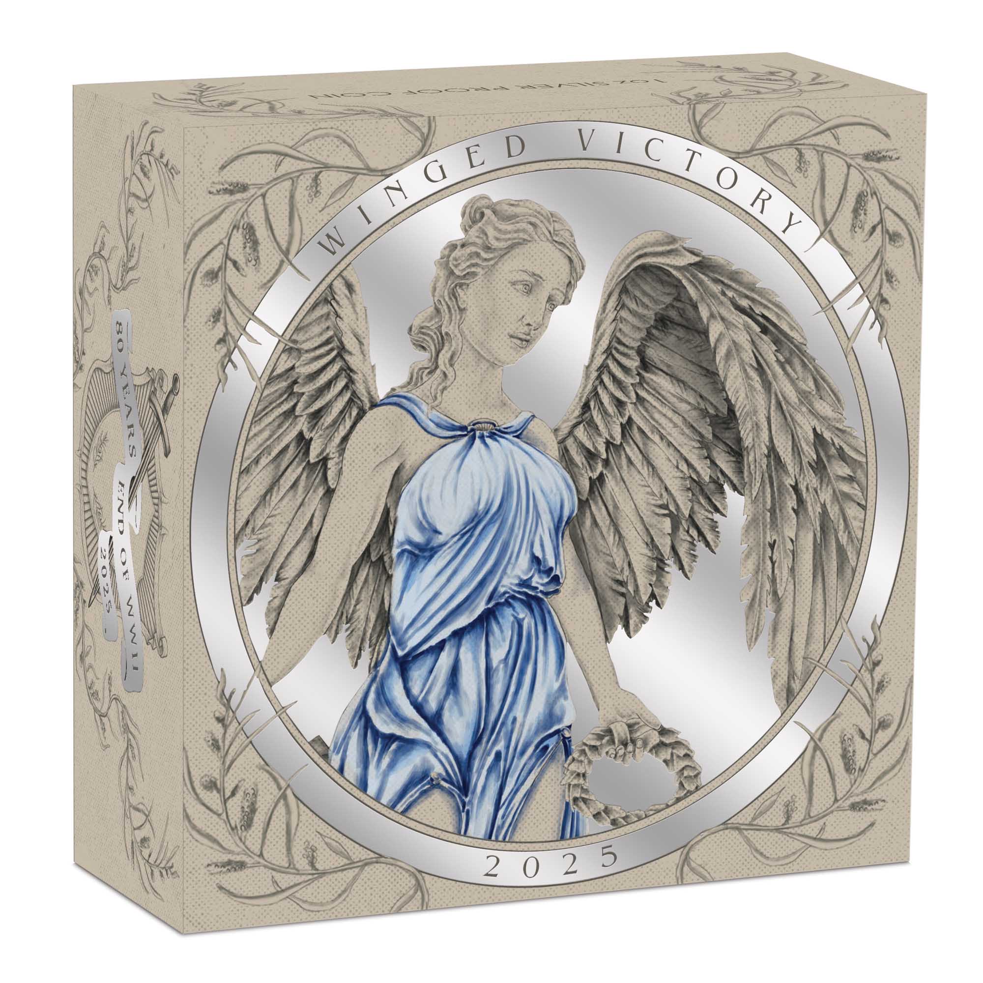 Perth Mint 2025 80th Anniversary End of WWII - Winged Victory 2025 1oz Silver Proof Coin