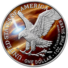 2024 Chromatics Celestial Series Walking Liberty $1 Coloured 1 oz Silver Coin