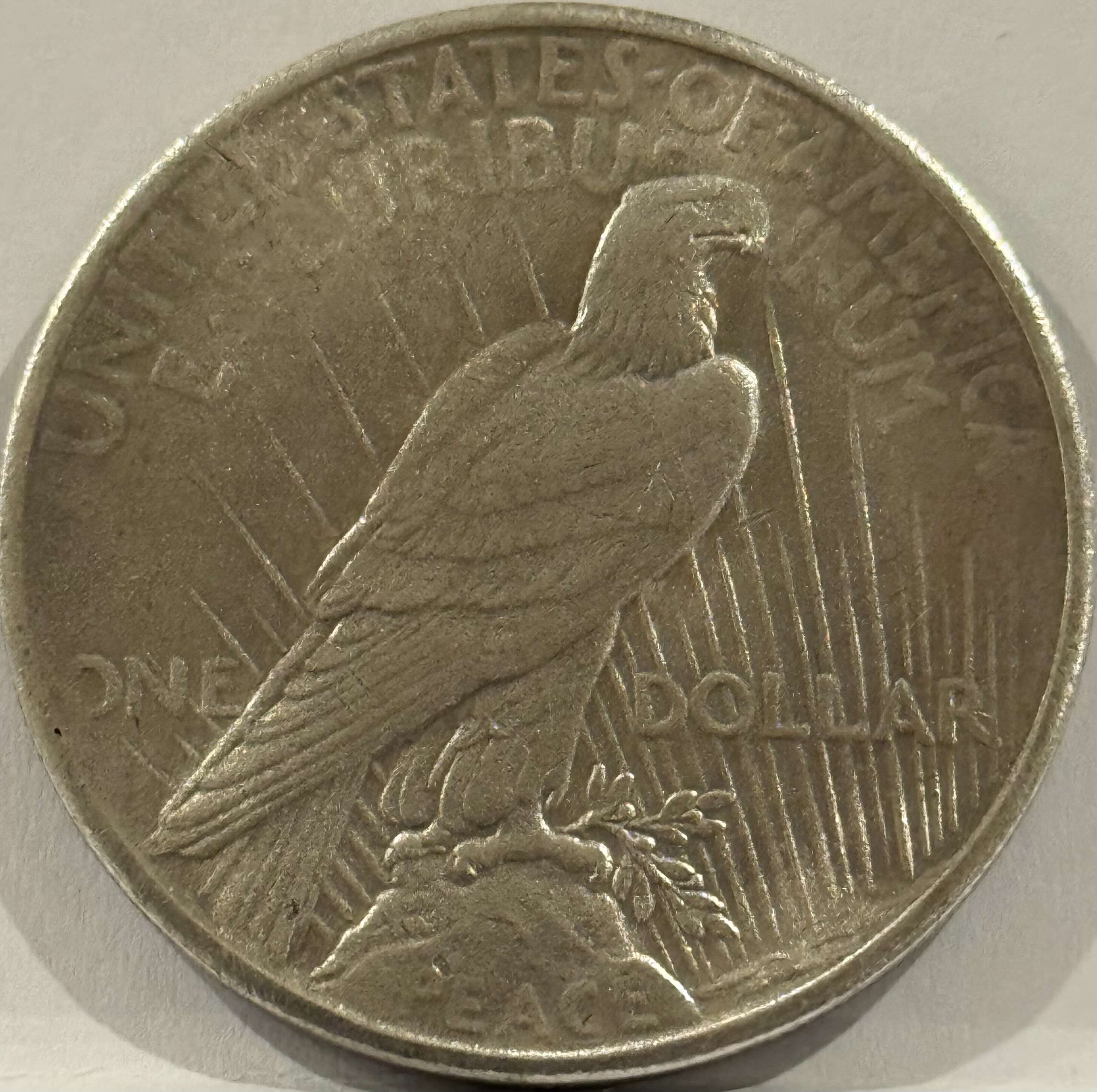 Reproduction Peace Liberty 1934 $1 Silver Plated coin