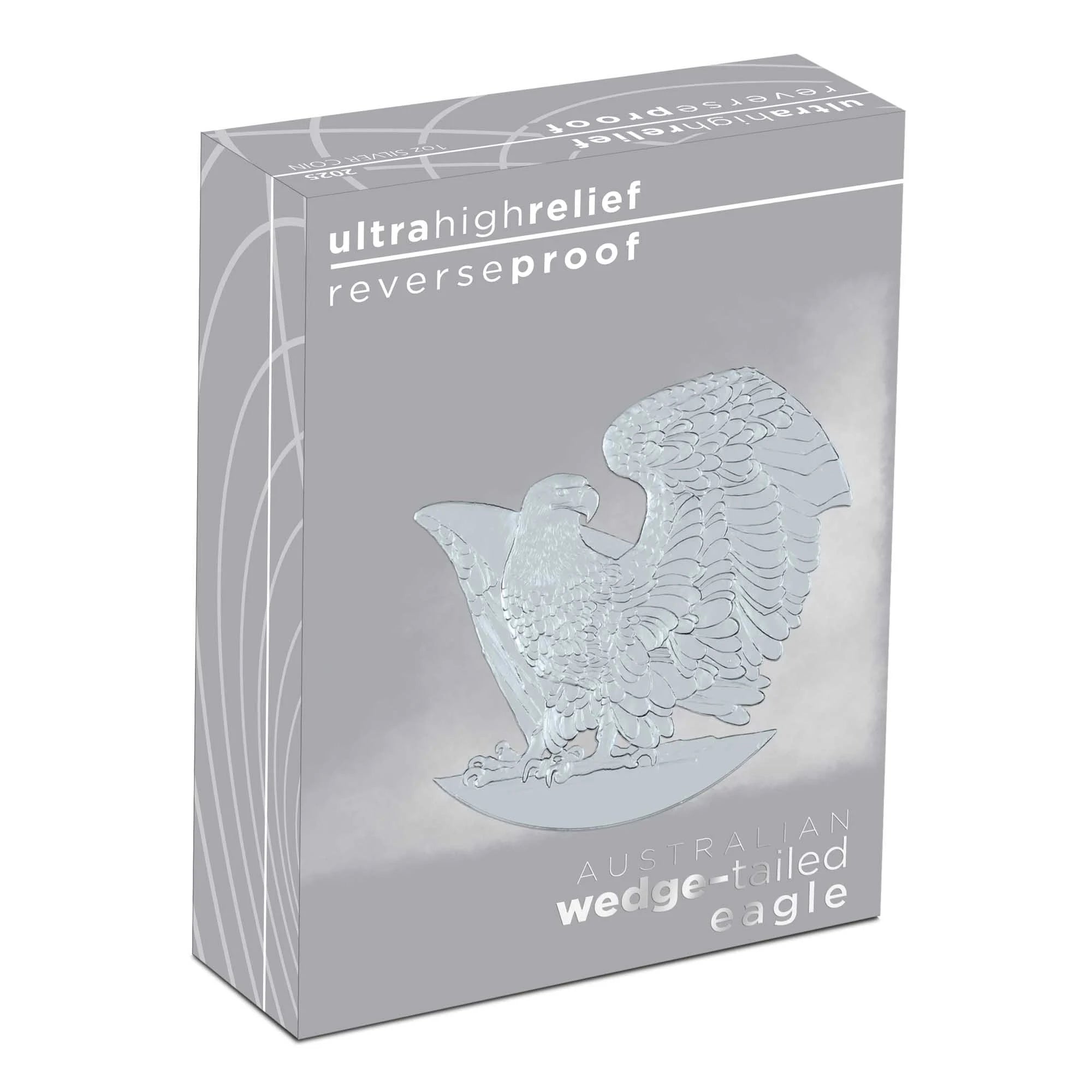 Perth Mint 2025 Wedge-tailed Eagle 1 oz 99.99% Enhanced Reverse Silver Proof Ultra High Relief Coin