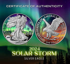 2024 $1 Walking Liberty Solar Storms Edition1oz Silver Coin
