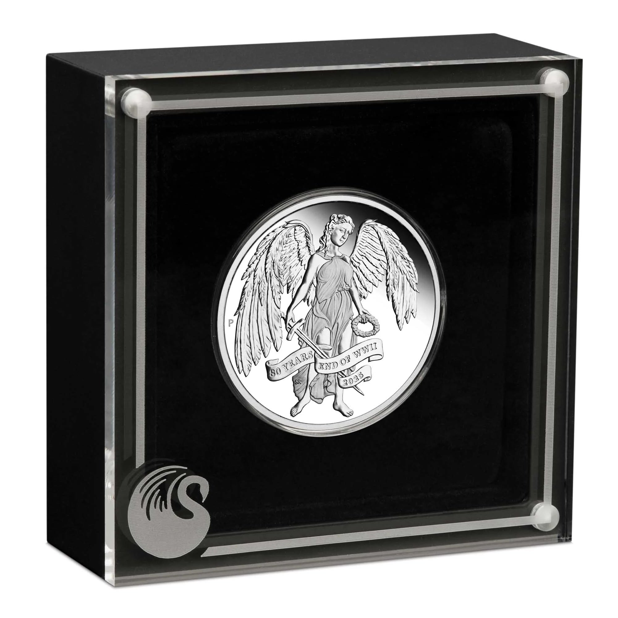 Perth Mint 2025 80th Anniversary End of WWII - Winged Victory 2025 1oz Silver Proof Coin