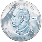 2024 1 oz Silver Canada Maple Leaf Natural Disasters Avalanche