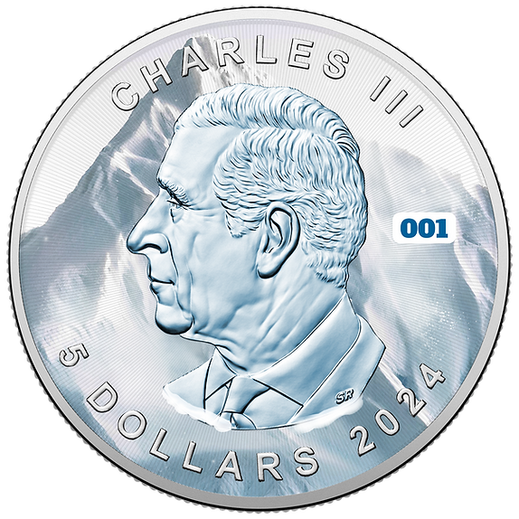 2024 1 oz Silver Canada Maple Leaf Natural Disasters Avalanche