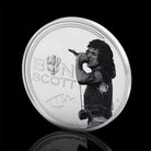Perth Mint Bon Scott 2024 1oz Silver Proof Coloured Coin