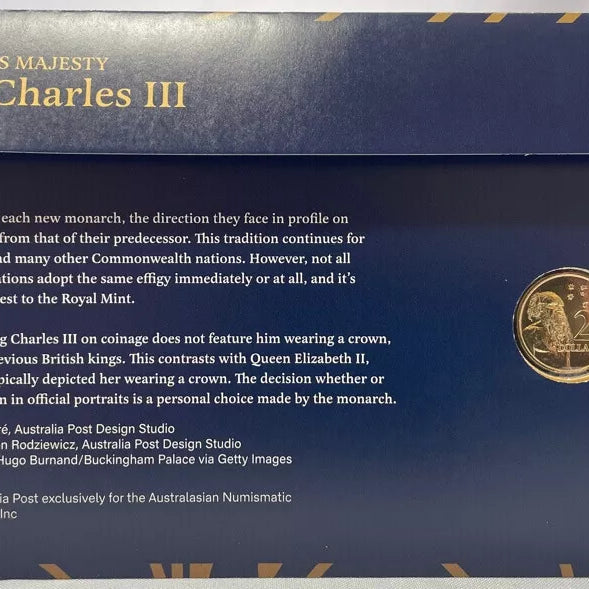 Royal Australian Mint ANDA Sydney Money Expo His Majesty King Charles III PNC