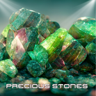 American Eagle Walking Liberty 1 oz Silver Green Tourmaline Precious Stones  Coin 2025