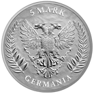 2022 Germania Mint Lady Germania Coin Series - 1oz Pure Silver .999 Coloured Coin