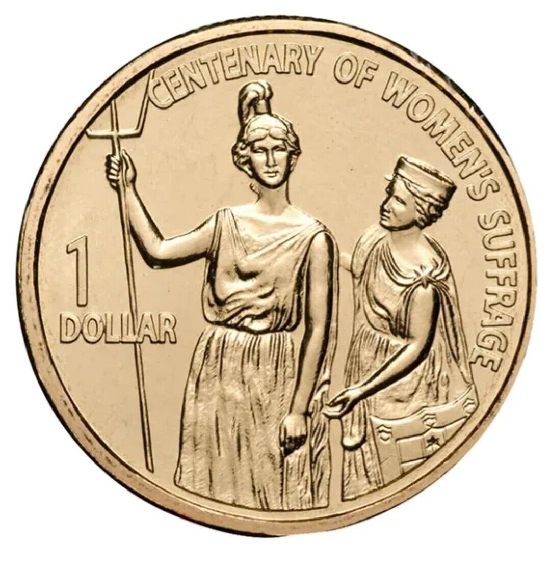 Royal Australian Mint 2003 Centenary of Women's Suffrage $1 Coin Ex Mint Set