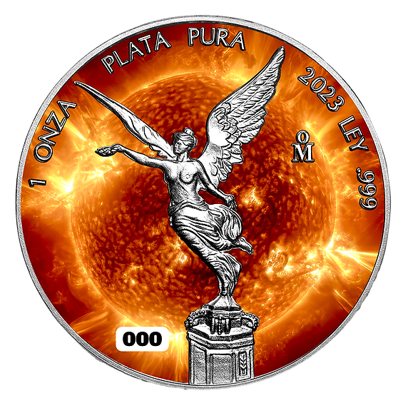 2024 Chromatics Celestial Series Libertad Coloured 1 oz Silver Coin
