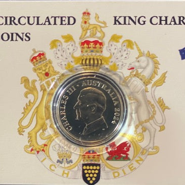 2024 King Charles Effigy 5c UNC Coin in Card