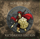 2023 Legendary Warriors Achilles Victorious Edition 1 oz .999 Silver Coin