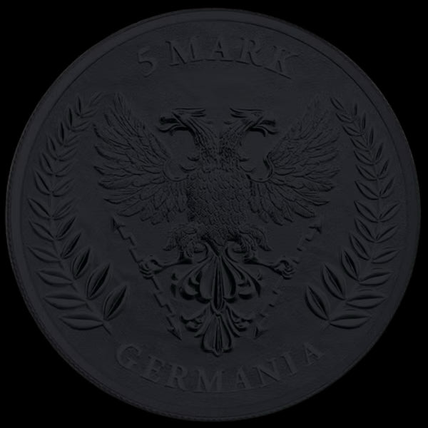Germania Mint Sunset Black 2022 Silver 1 oz Platinum Coloured Coin