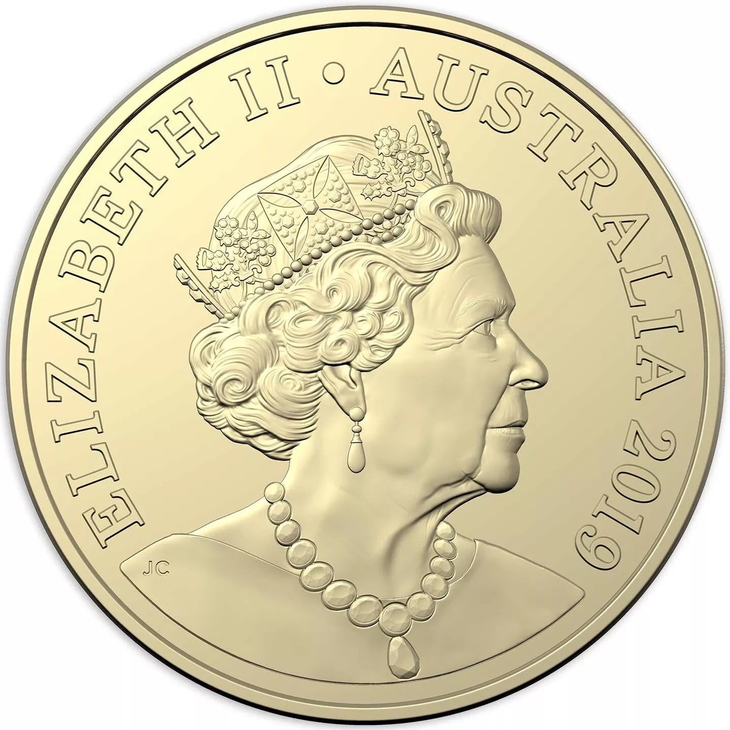 Royal Australian Mint 2019 Low Mintage $2 JC Elder UNC Coin ex Mint Roll