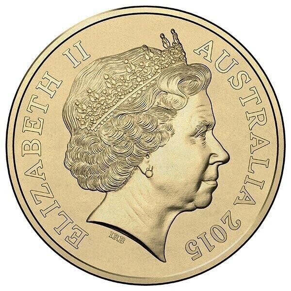 Royal Australian Mint 2015 Red Anzac Cove Lest We Forget War Graves $2 coin