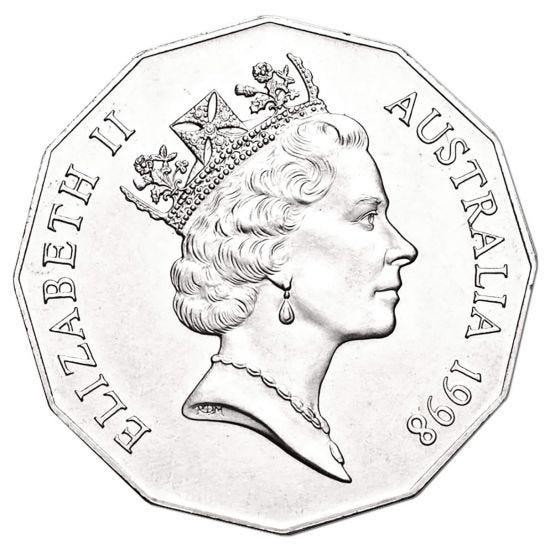 Royal Australian Mint 1998 UNC 50c - Bass & Flinders