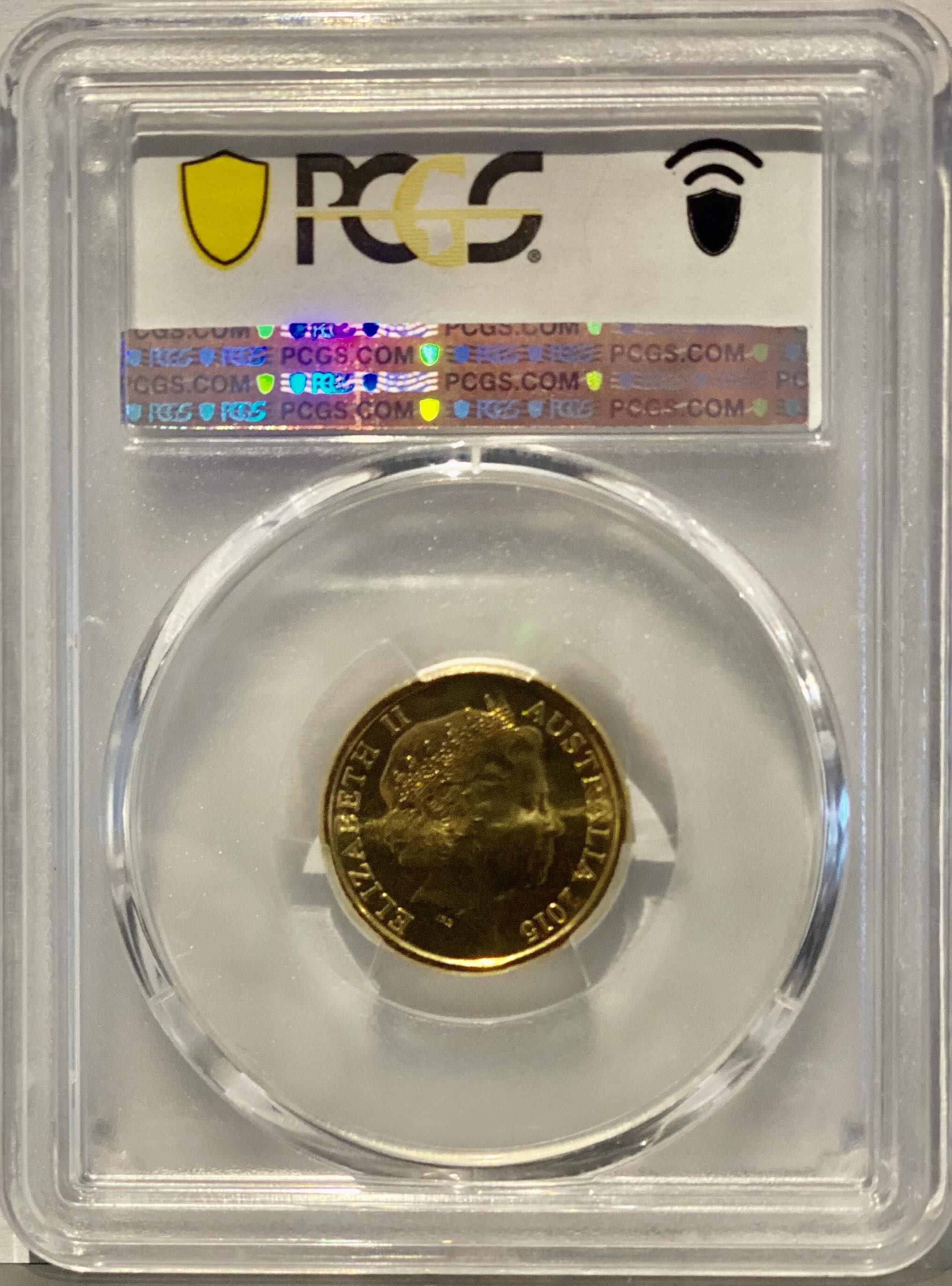 Royal Australian Mint 2015 $2 2015 Lest We Forget PCGS MS65