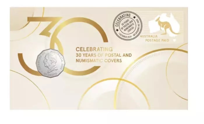 Royal Australian Mint Celebrating 30 Years of Postal and Numismatic Covers PNC