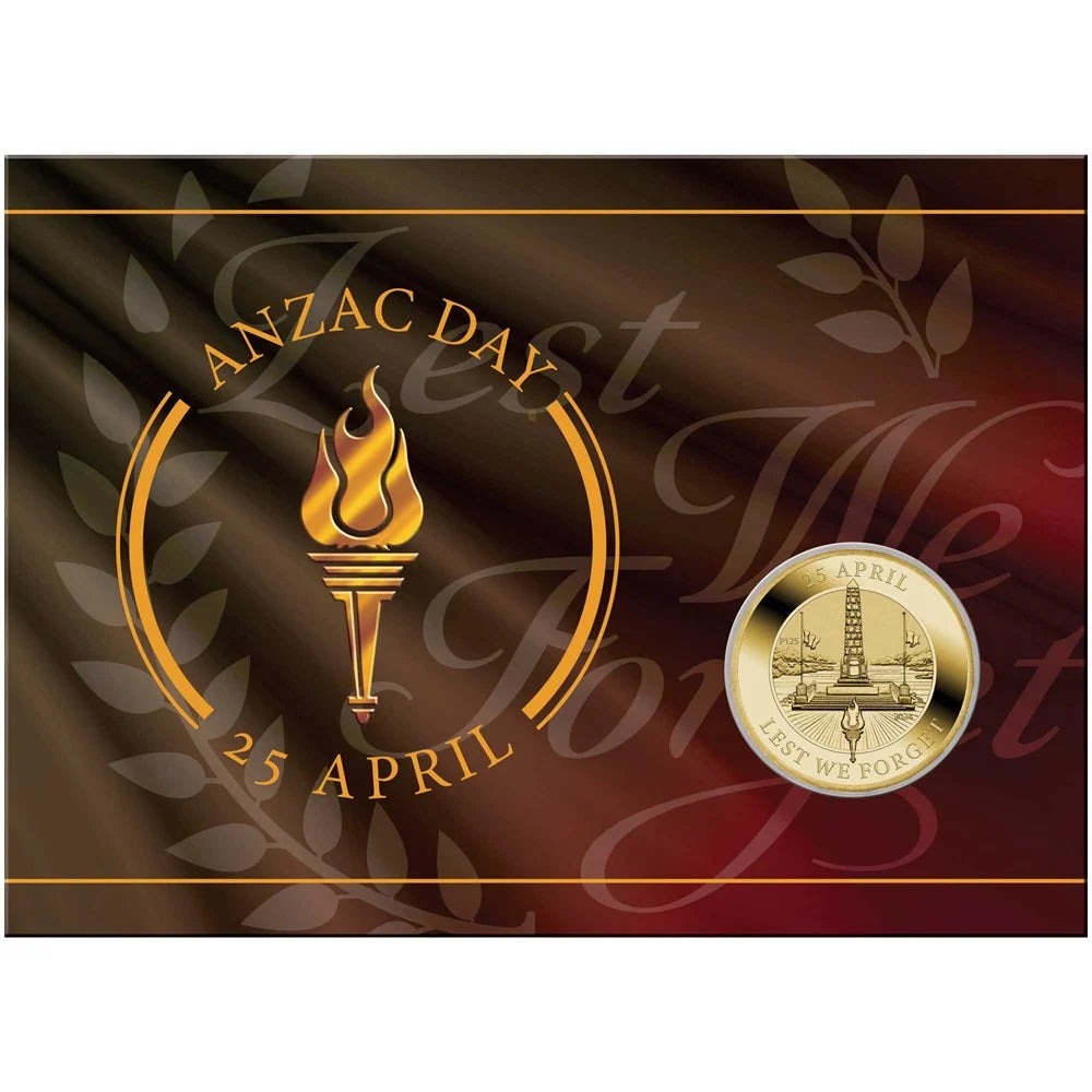 Perth Mint Anzac Day 2024 Coin in Card