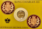 2023 King Charles III $1 UNC Coin in Maxi Card