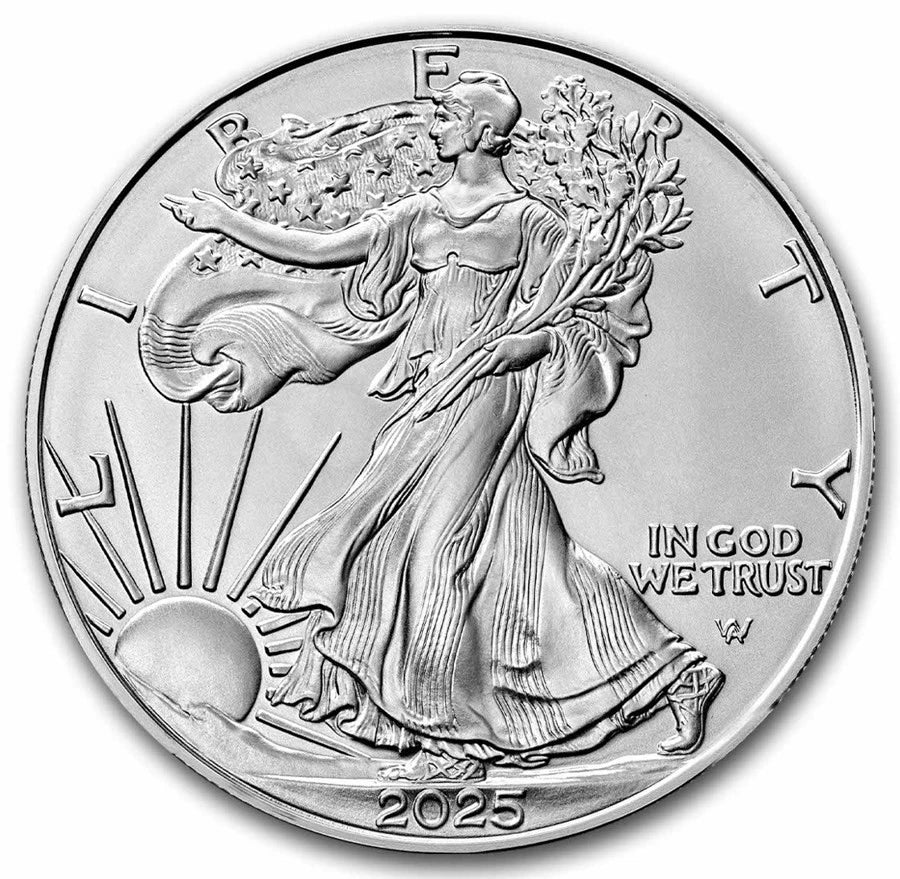 US Treasury American Eagle Walking Liberty In God We Trust 1 oz Silver Coin 2025