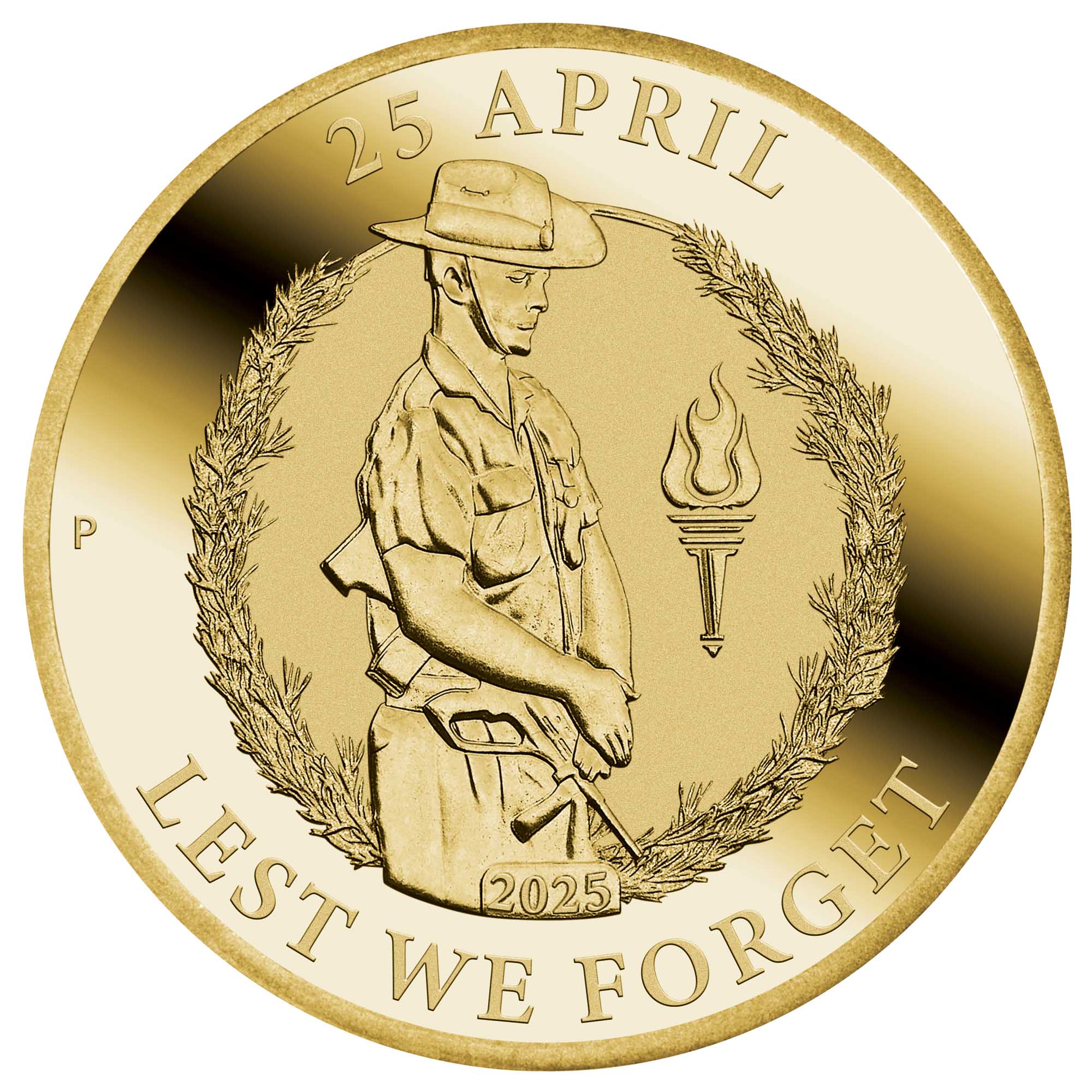 Perth Mint Anzac Day 2025 $1 Coin in Card