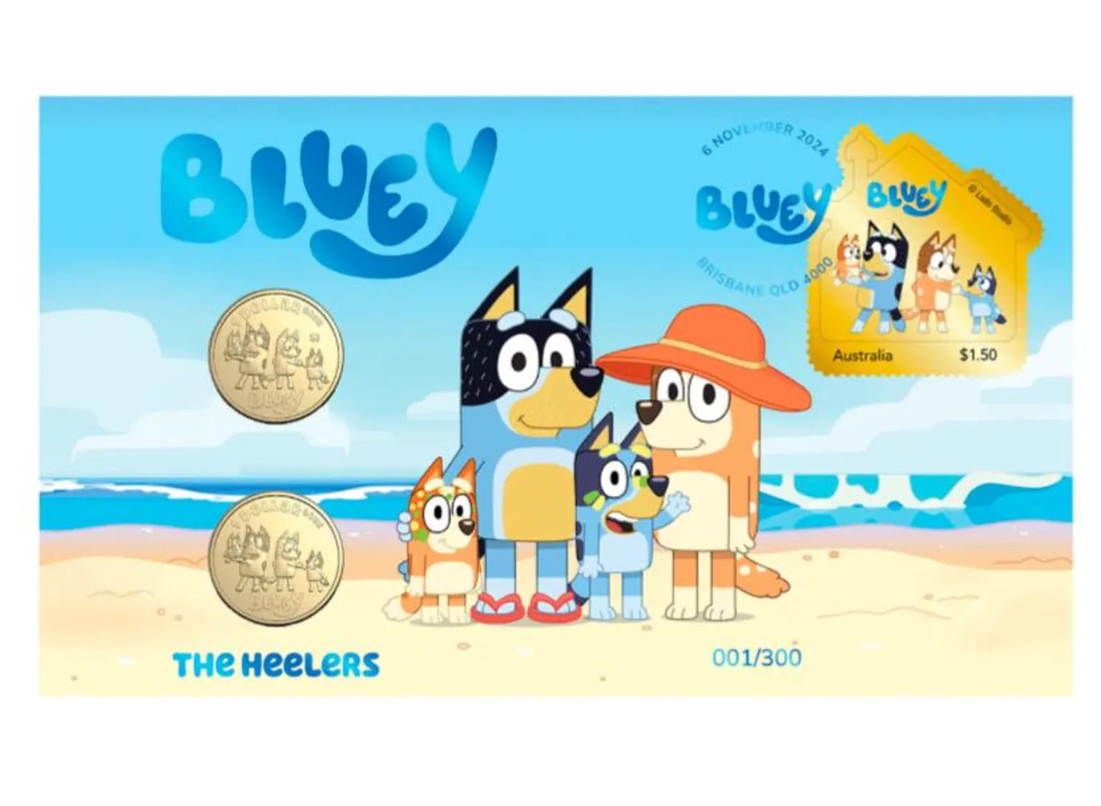 Royal Australian Mint 2024 The Heelers Limited Edition 2 Coin $1 PNC