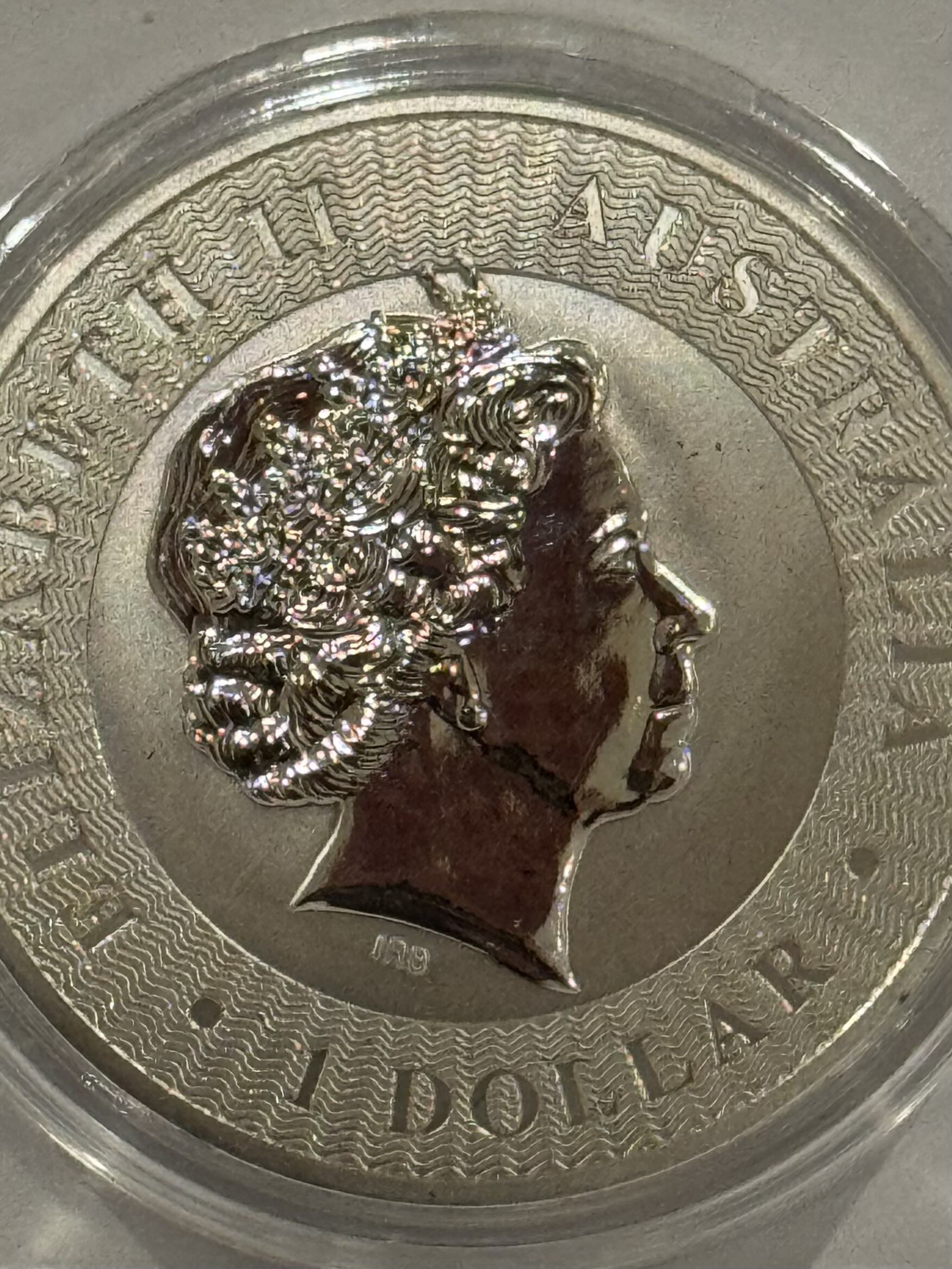 Perth Mint 2016 Australian Red Kangaroo 1 oz 99.99% Silver BU Coin